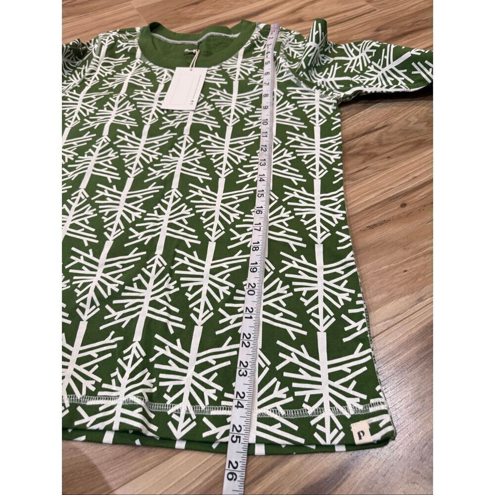 Pact Birch Tree 100% Organic Cotton Holiday Pajama top size Large - Picture 5 of 5